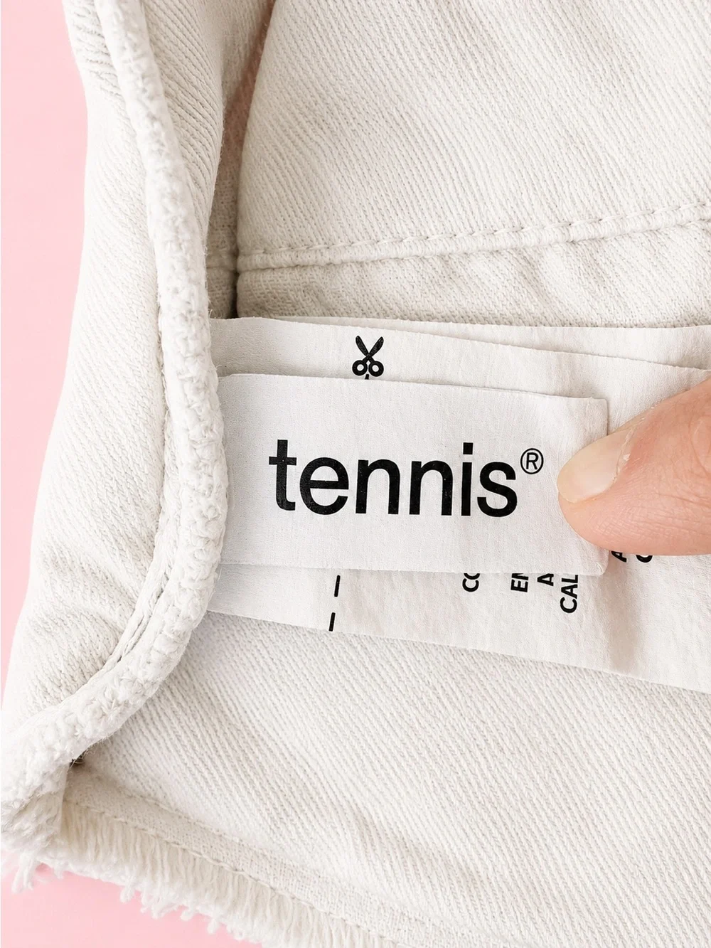 Tennis x Andrea Agudelo (Limited Edition) Embroidered Denim Shorts